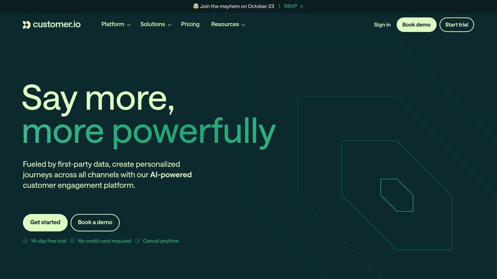 Customer.io preview