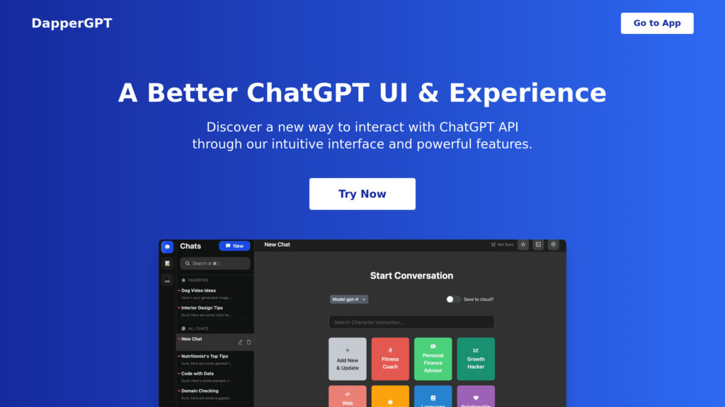 DapperGPT preview