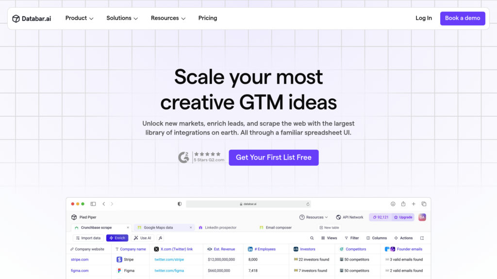 Databar.ai preview