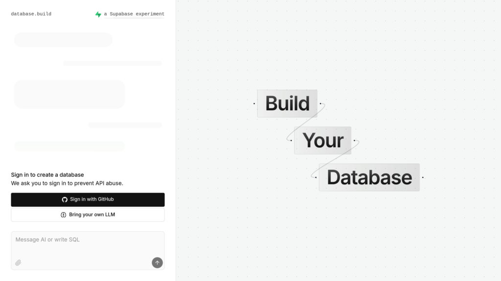 database.build preview