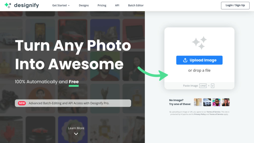 Designify preview