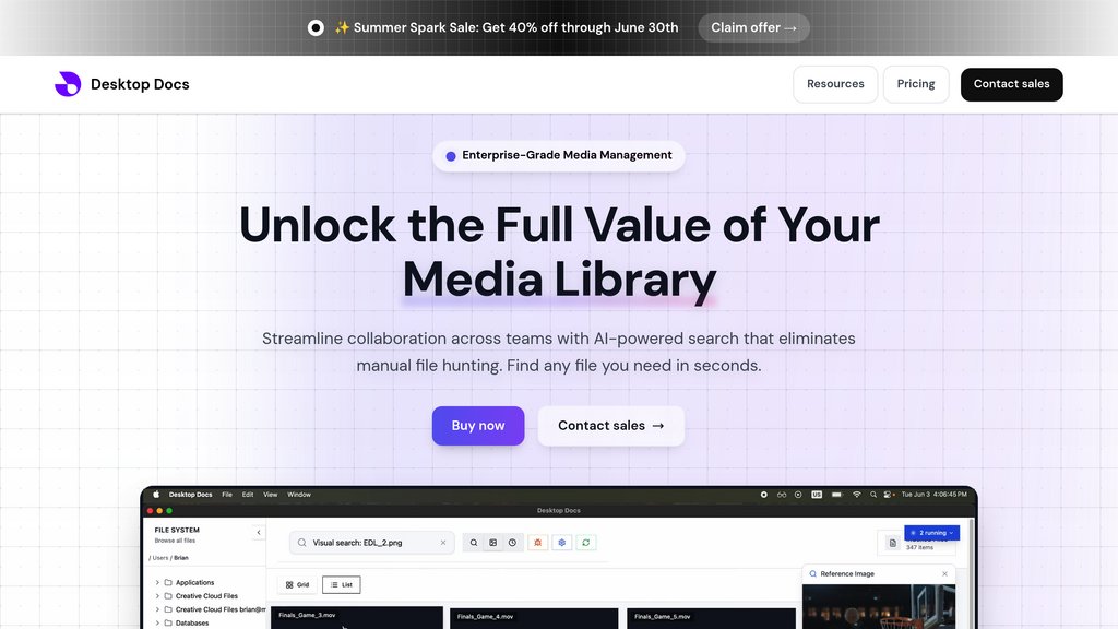 Desktop Docs preview