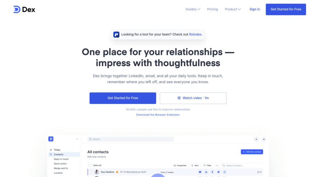 Dex preview