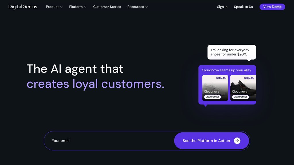 DigitalGenius preview