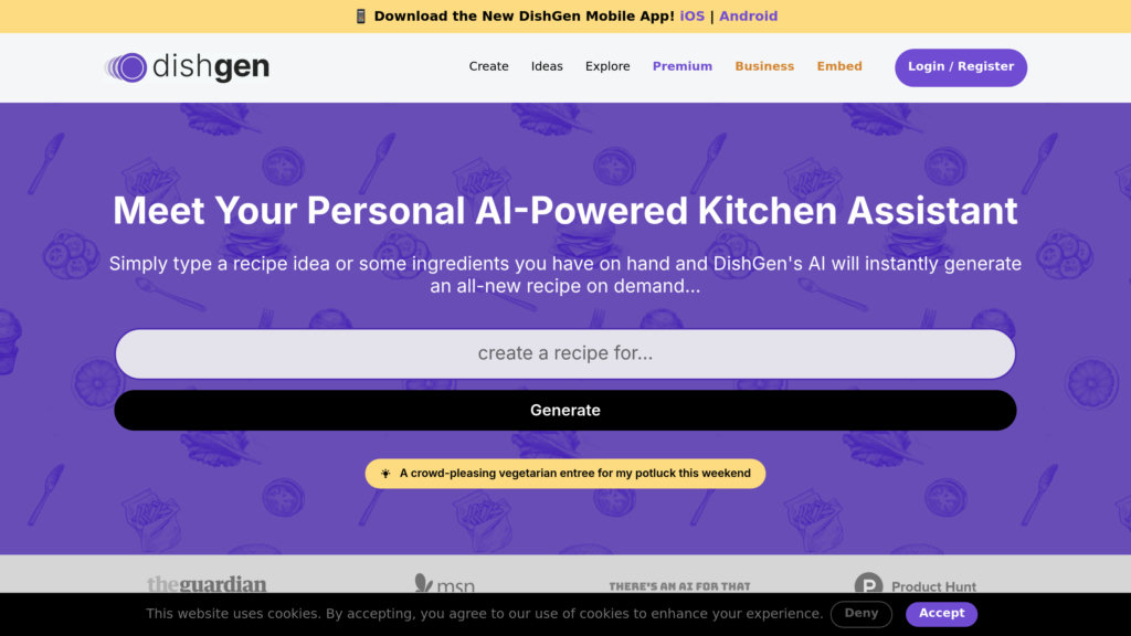 DishGen preview