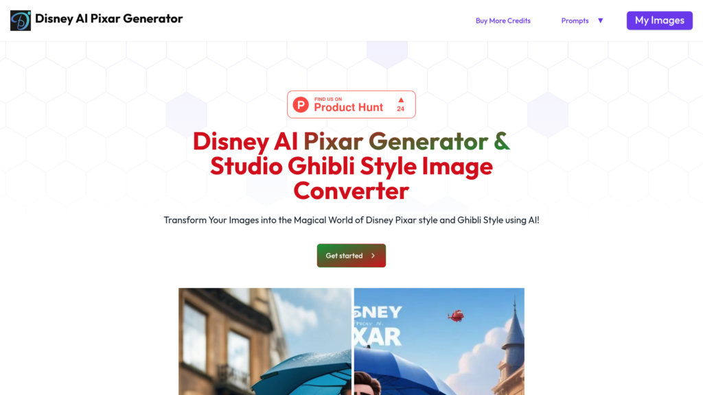 Disney Pixar AI Generator preview