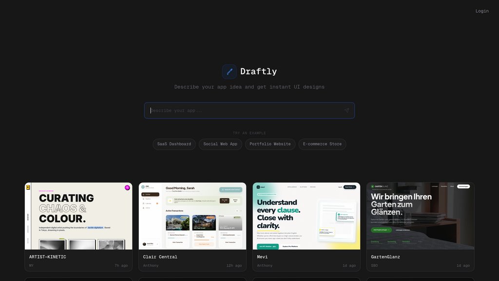 Draftly preview