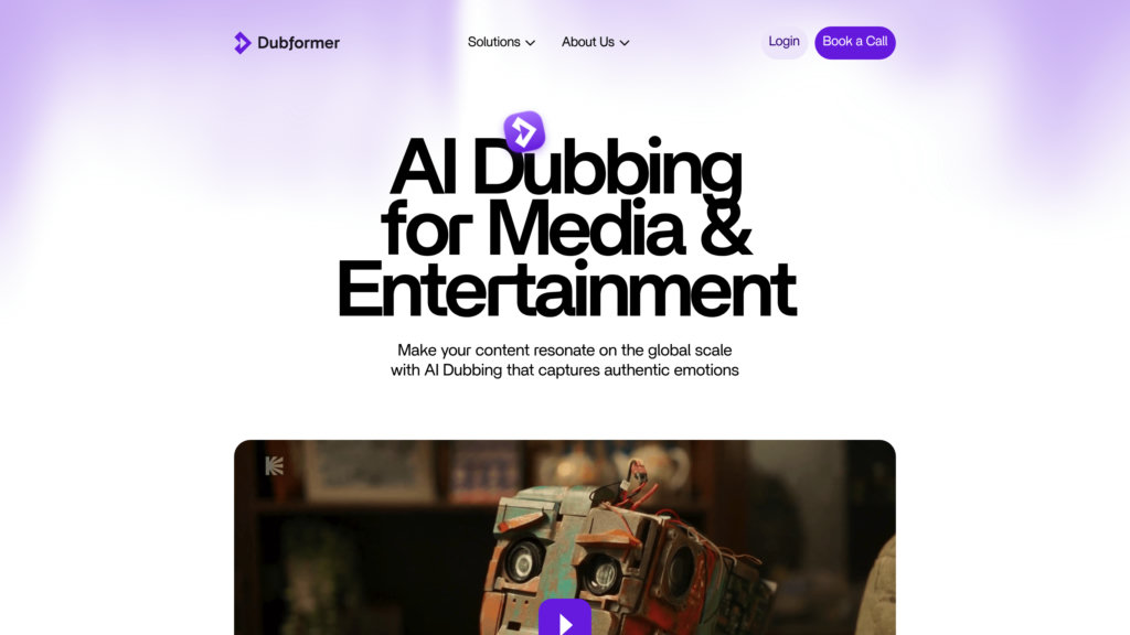 Dubformer AI preview