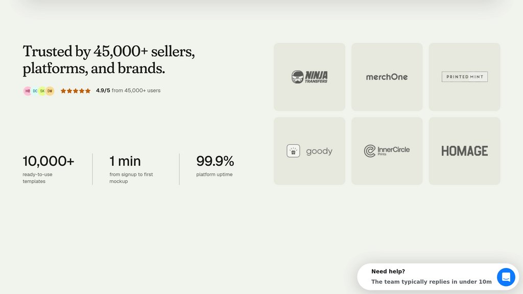 Dynamic Mockups preview