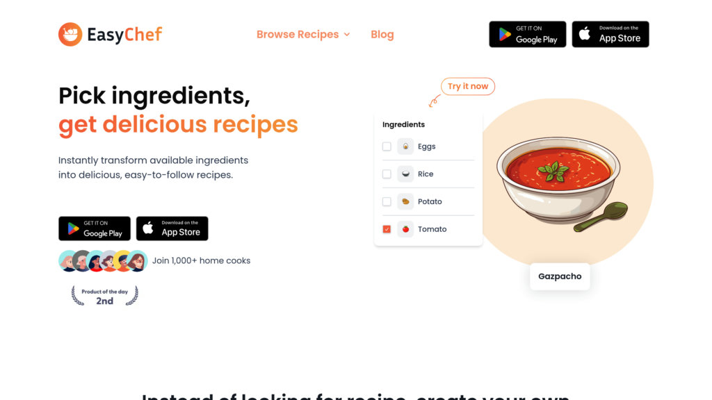 EasyChef preview
