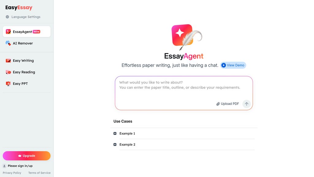 EasyEssay preview