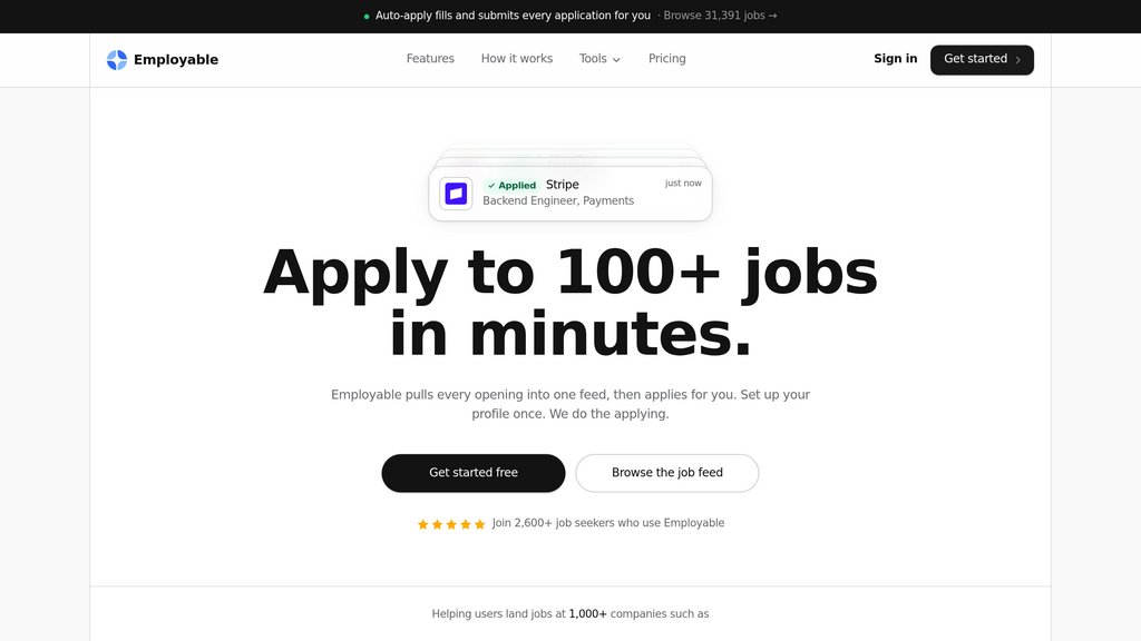 Employable preview