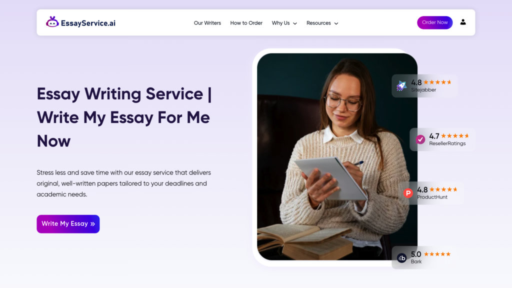 EssayService.ai preview