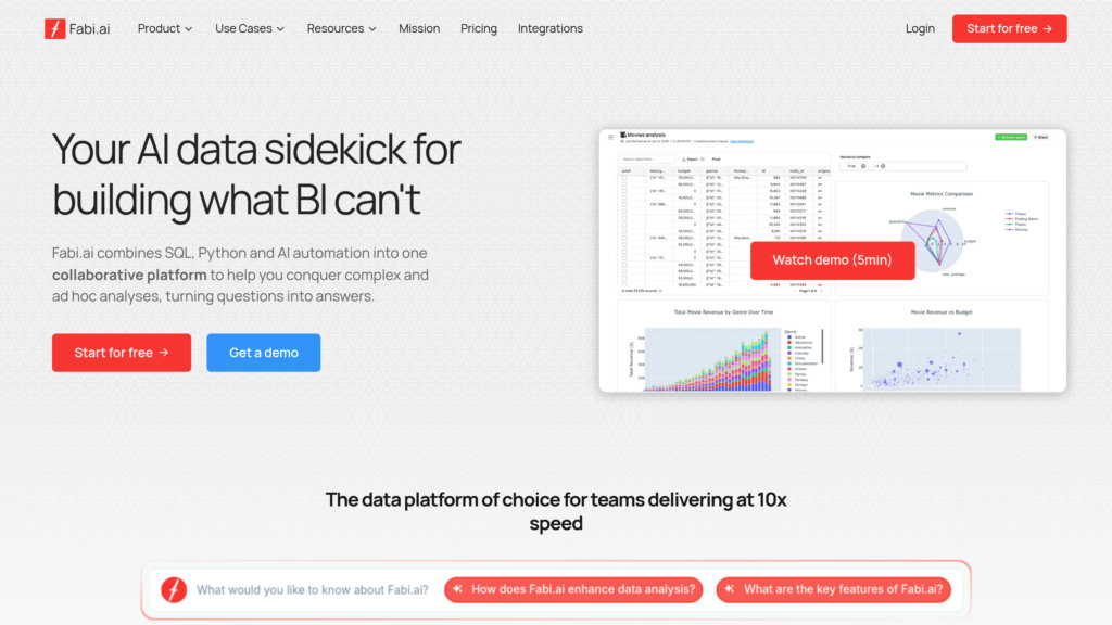 Fabi.ai preview