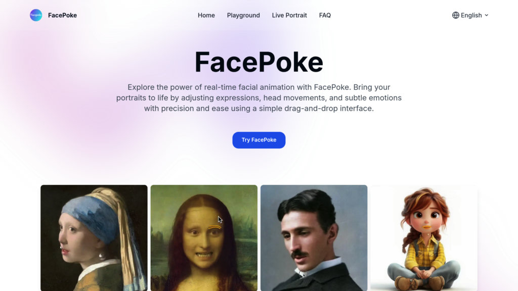 FacePoke preview