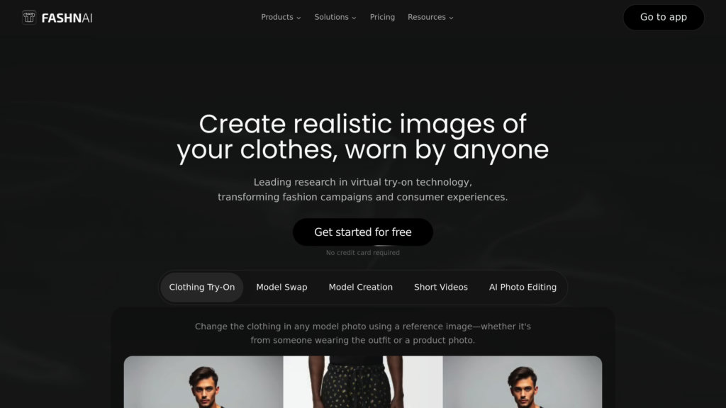 FASHN AI preview