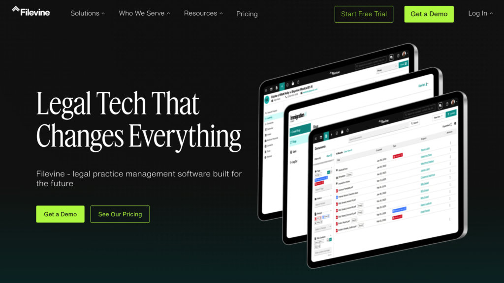 Filevine preview