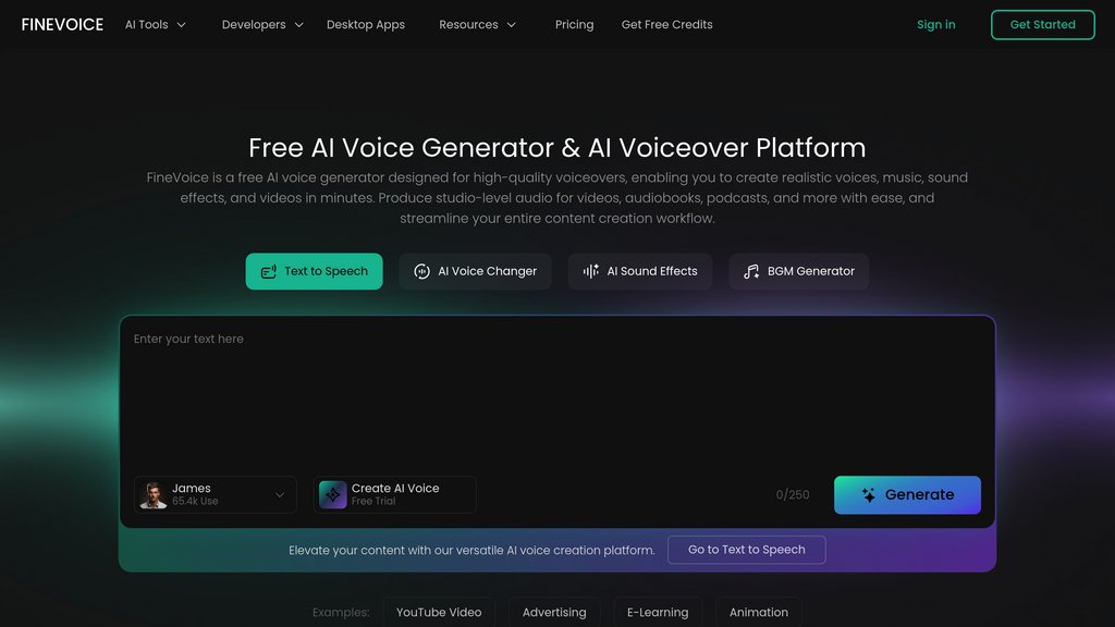 FineVoice preview