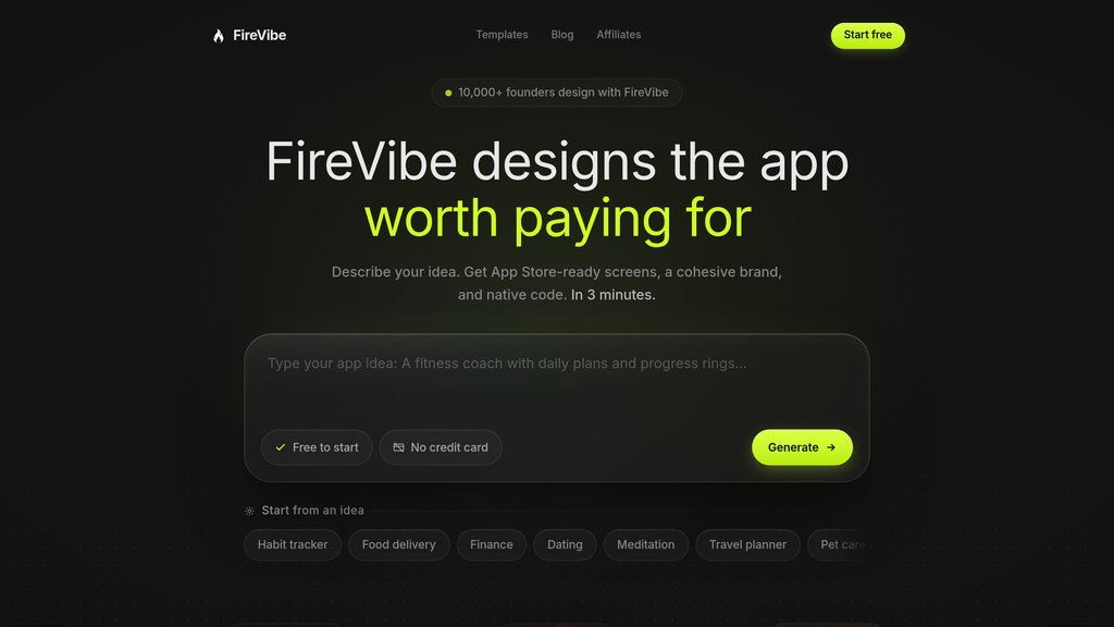 FireVibe preview