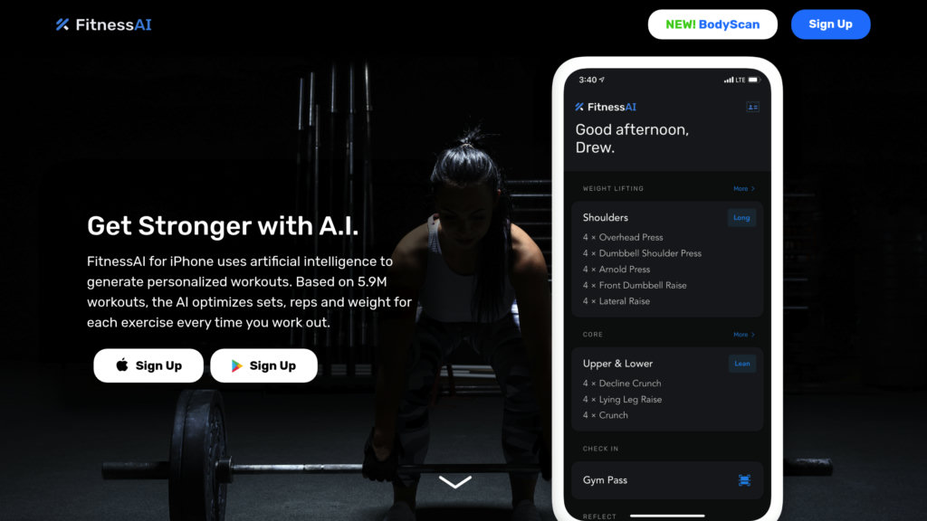 FitnessAI preview
