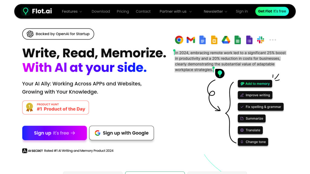 Flot AI preview