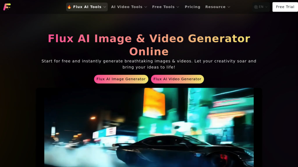 Flux Pro AI preview