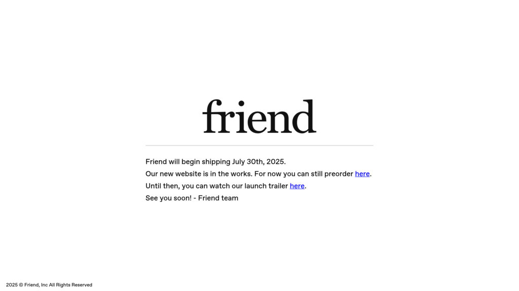 Friend preview