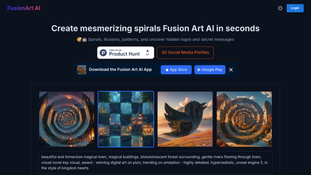 Fusion Art AI preview