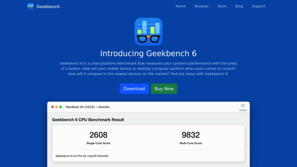 Geekbench preview
