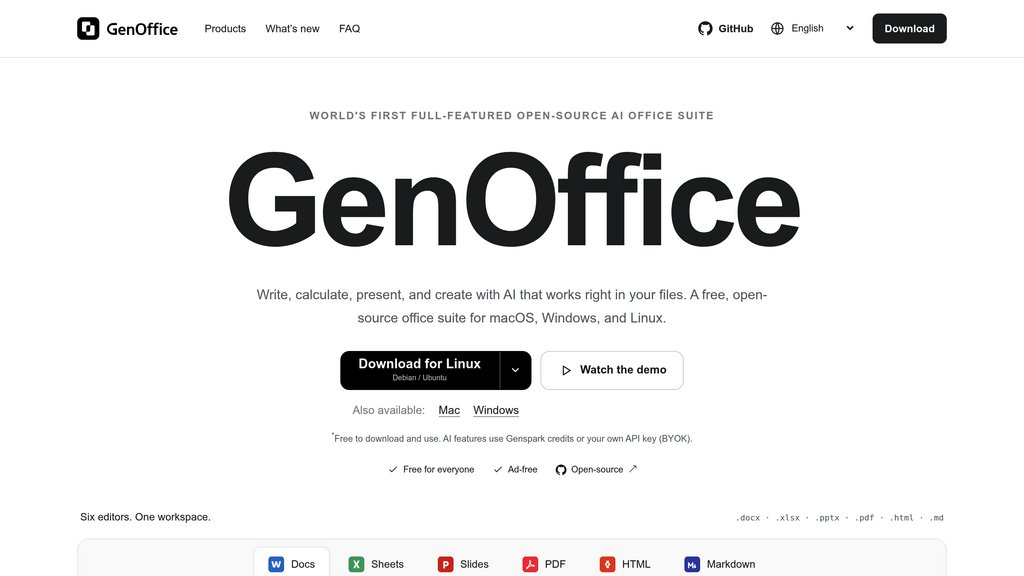 GenOffice preview