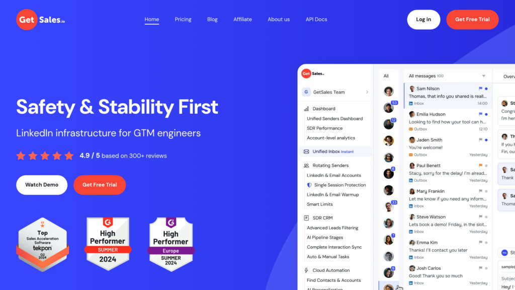 GetSales.io preview