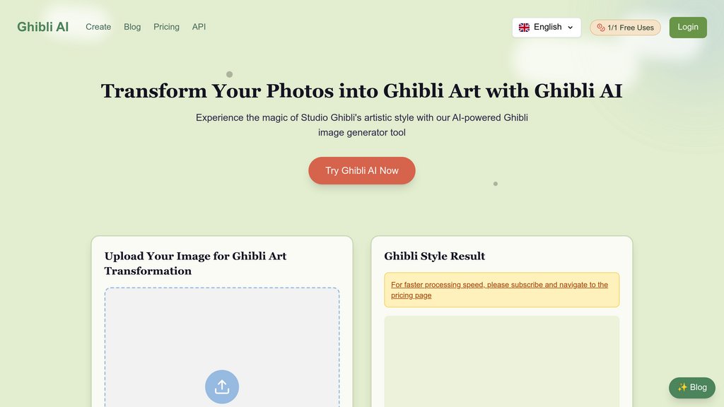 Ghibli AI preview
