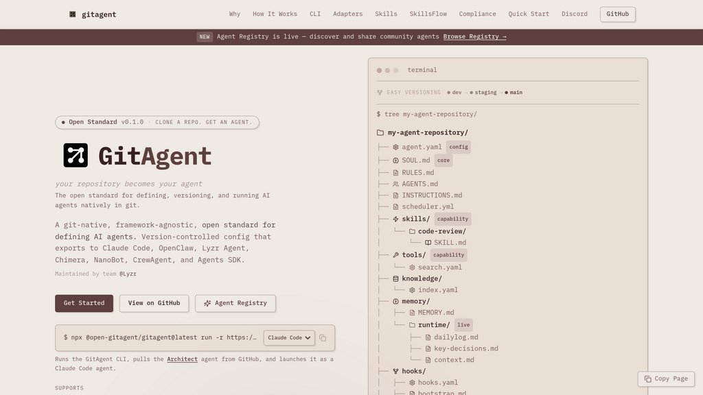 GitAgent preview