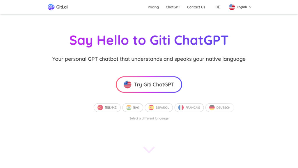 Giti ChatGPT preview