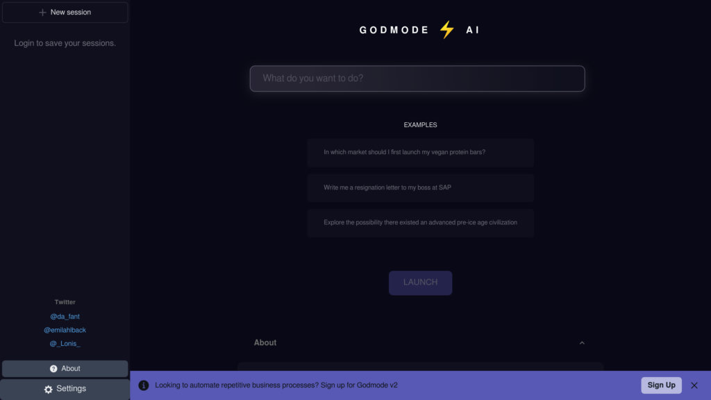 Godmode Space preview