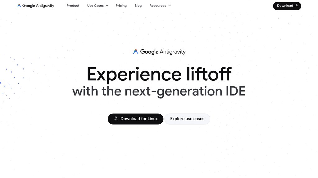 Google Antigravity preview