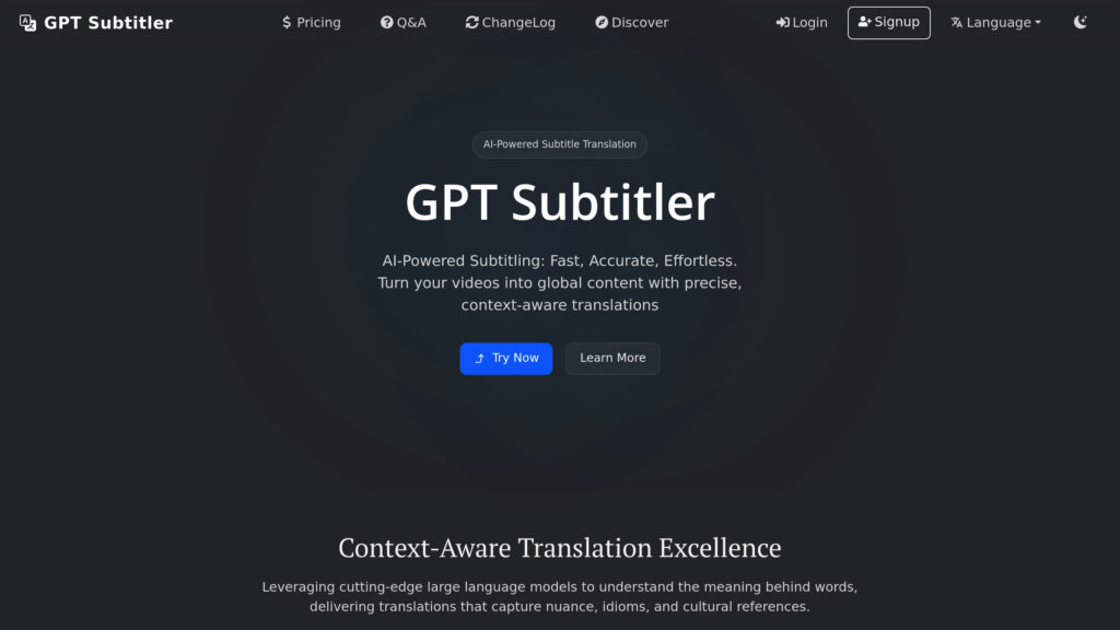GPT Subtitler preview