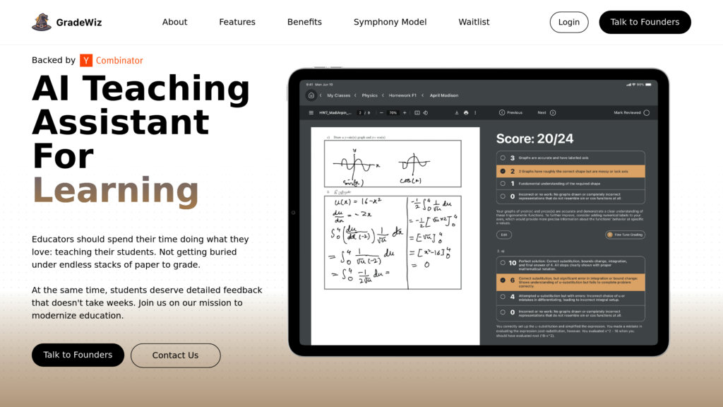 GradeWiz preview