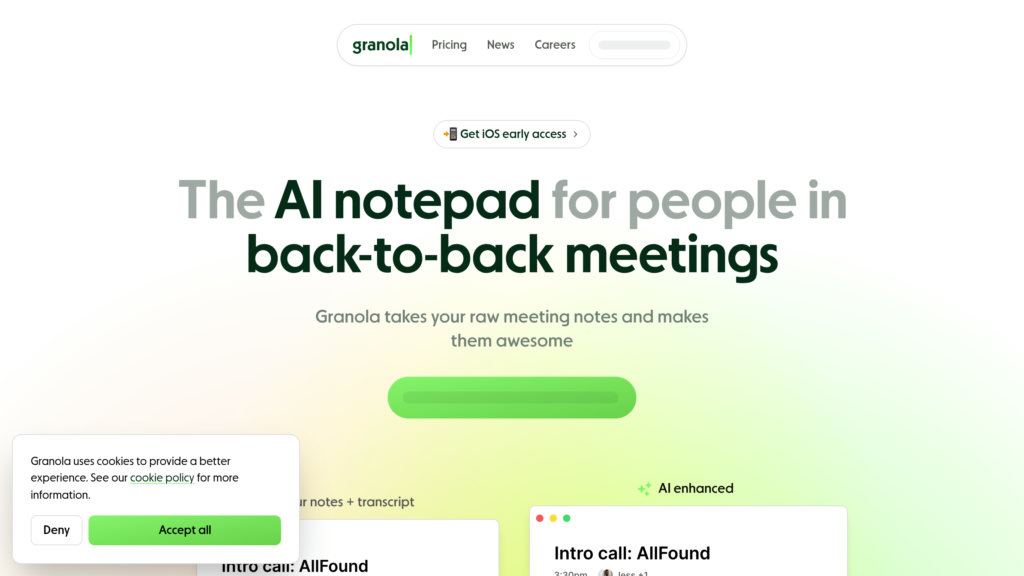 Granola AI preview