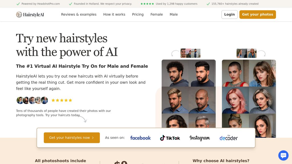 HairstyleAI preview