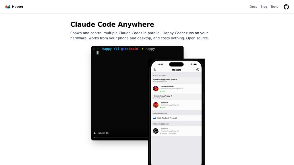 Happy Coder preview