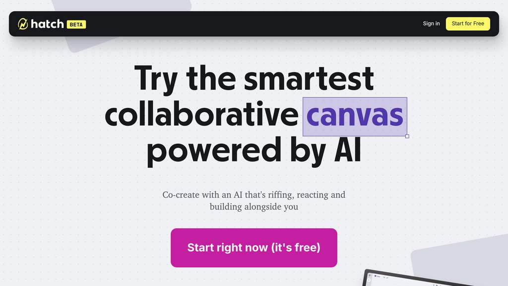 Hatch Canvas preview