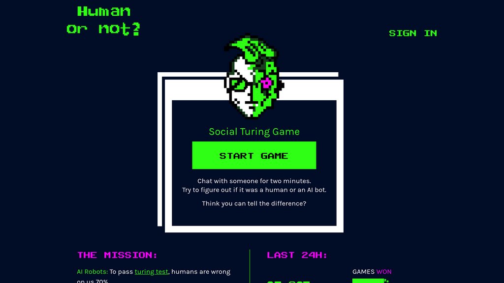 Human or Not preview