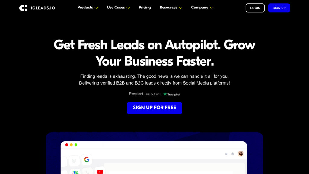 IGLeads.io preview
