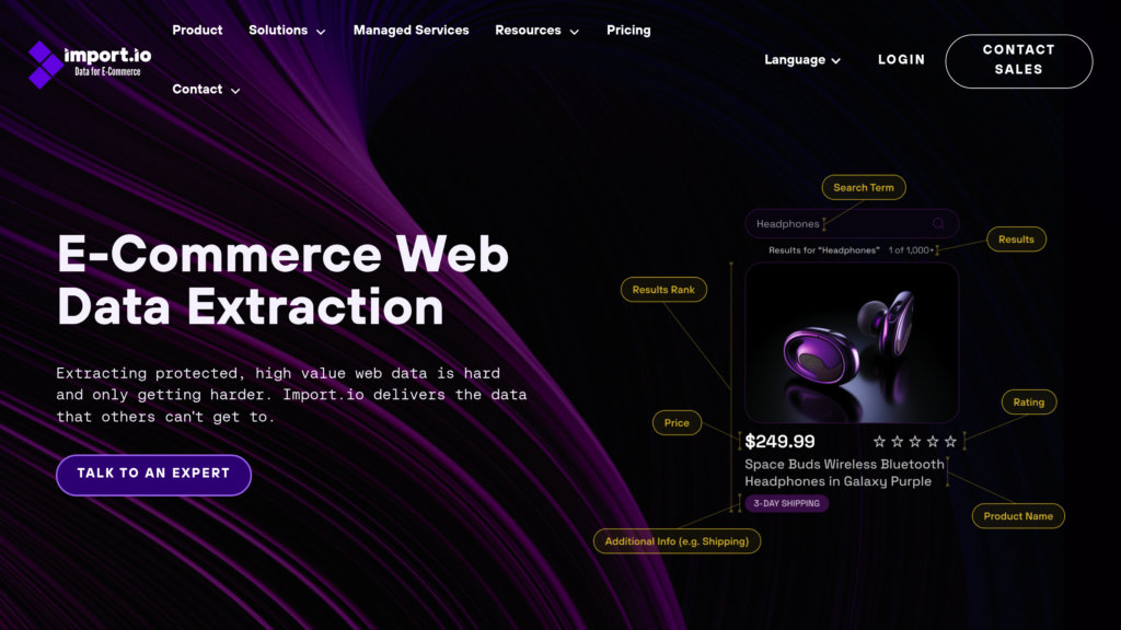 Import.io preview