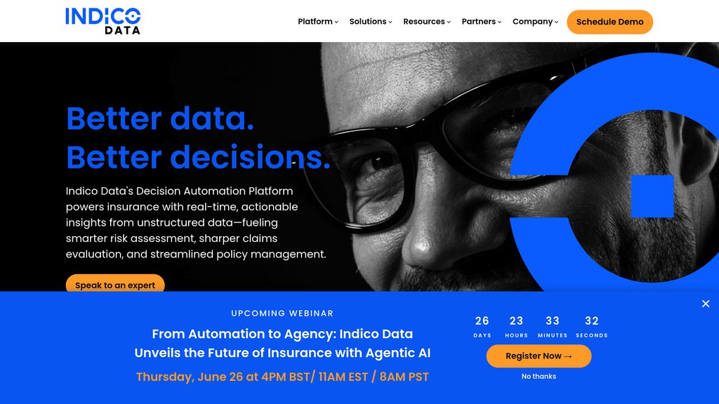Indico Data preview