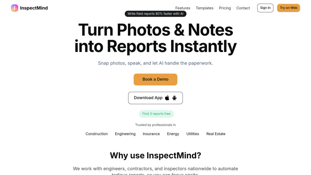 InspectMind AI preview