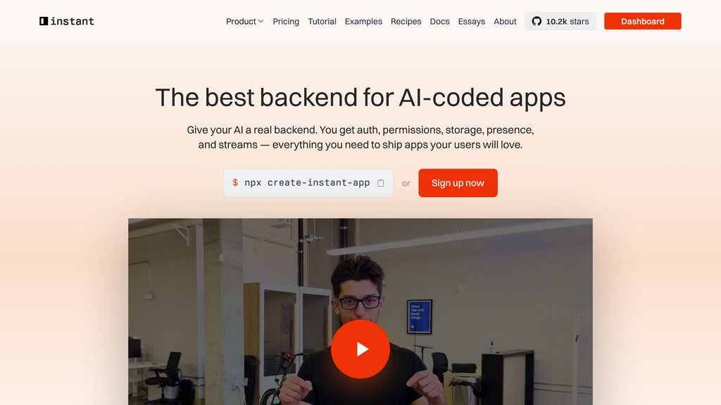 InstantDB preview