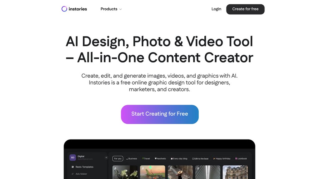 Instories preview