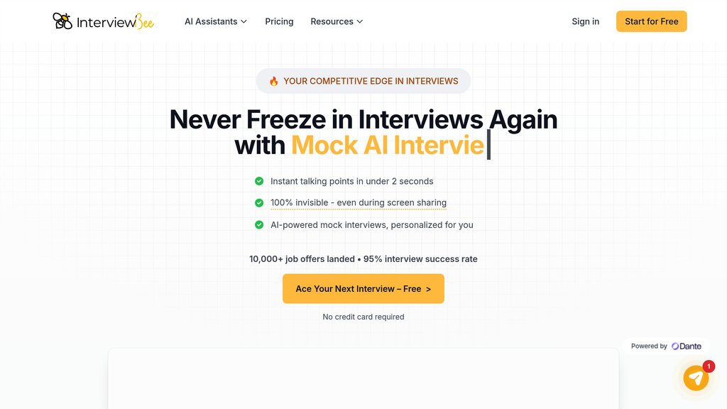 InterviewBee preview